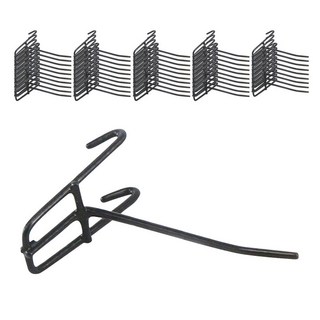 마켓감성 인테리어 메쉬 네트망 후크 10cm, 블랙, 50개