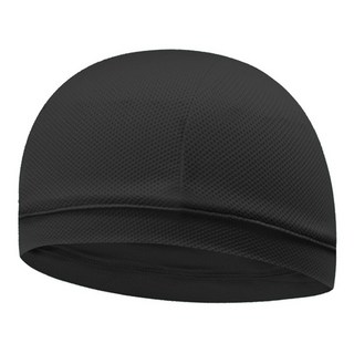 Daehan株式會社 安全帽涼感內襯帽 摩托車 單車 自行車 瓜皮帽, 黑色