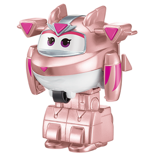 SUPER WINGS 迷你變身黃金女孩機器人玩具, 混合色