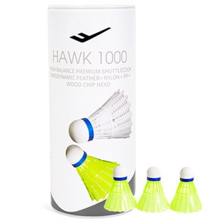 프로스펙스 나일론 셔틀콕 호크 1000, LIME, 3개입, 1개