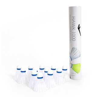 프로스펙스 나일론 셔틀콕 호크 1000, WHITE, 12개입, 1개