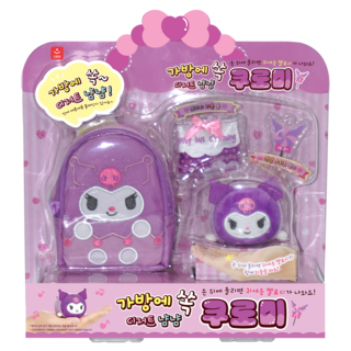 AURORA World 三麗鷗書包甜點造型音樂絨毛吊飾, 酷洛米, 260mm, 1組