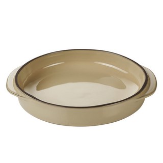 REVOL Caractere 圓形把手餐盤, 1個, 肉豆蔻色