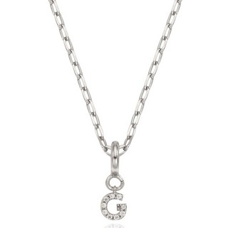 오에스티 여성용 925순은 마이 이니셜 G 드롭 체인 목걸이