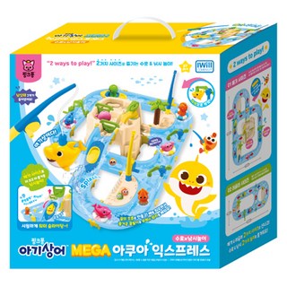IWill COMPANY Pinkfong 鯊魚寶寶 MEGA 水上特快水道X釣魚遊戲組, 混色