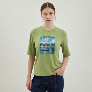 Olivia Lauren 女性名畫印花上衣 VOBAS4M3231