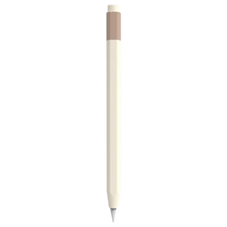 微笑 Apple Pencil C-Type 矽膠保護套, 牛奶色