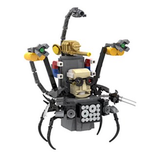 아이끌레 리얼 스키비디 레고호환블록, 04박사토일렛, 1개