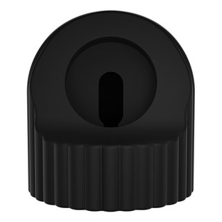 Ocean Live 波浪紋矽膠充電支架, 黑色