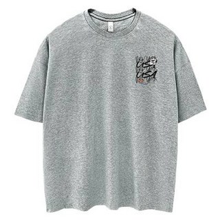 unternal 原創紐約 Oversize 透氣短袖T恤, 灰色