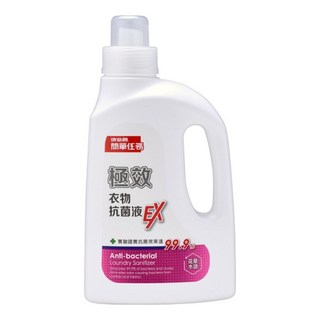 依必朗 簡單任務 極效衣物抗菌液EX 花草水語 實驗證實抗菌效果達99.9%, 1L, 1瓶