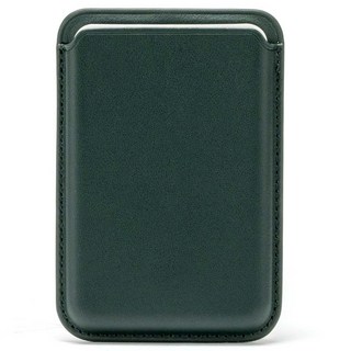 구스페리 맥세이프 아이폰 가죽 카드 지갑 케이스, 딥그린, 1개