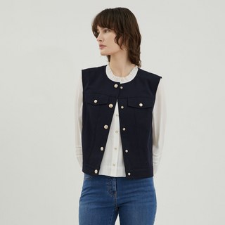 Olivia Lauren 鈕扣領背心 VOCQC4M4256