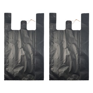 월드크린 검정 손잡이 비닐봉투, 10L, 200개