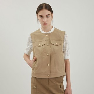 Olivia Lauren 鈕扣領背心 VOCQC4M4256