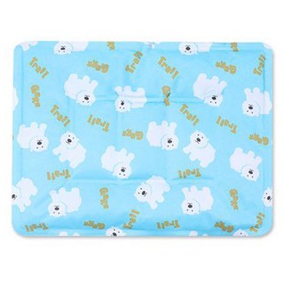 리치독스 반려동물 리틀 화이트베어 쿨매트, 블루, 1개