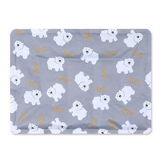 리치독스 반려동물 리틀 화이트베어 쿨매트, 그레이, 1개