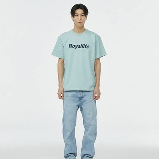 Royallife 原創Logo透氣短袖T恤 RL001, 鼠尾草綠