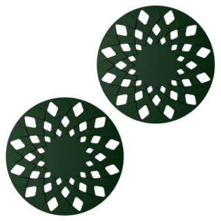 르로끄 북유럽 실리콘 냄비 받침대, 그린, 2개