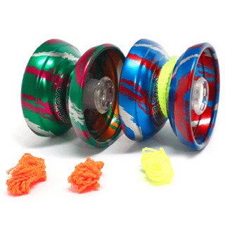 agaplus 強力旋轉溜溜球2種套組, 紅色 + 藍色