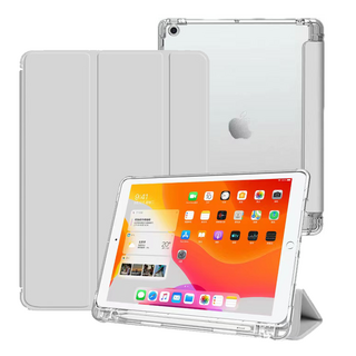 平板國度 透明Apple Pencil收納平板電腦保護殼, 灰色