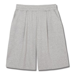 일루소 남성용 특양면 원턱 버뮤다 하프 트레이닝 반바지