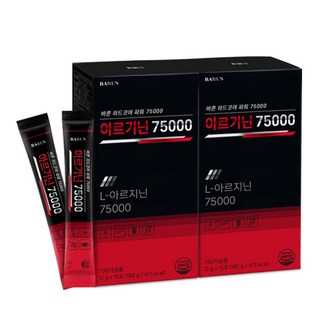 Barun 左旋精胺酸75000補充粉 15條入, 2盒, 180g