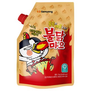 Samyang Foods 三養 袋裝火辣雞肉風味美乃滋, 1包, 2kg