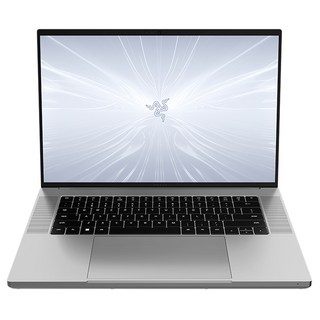 레이저 2024 블레이드 16 화이트 노트북 정면