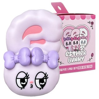 BELLEAMANT Esther Bunny 薰衣草兔大臉車用芳香劑 補充包, 白麝香, 1個