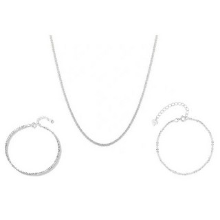 BeOurGuest 雪花項鍊 + 手鍊 + 腳鍊套組