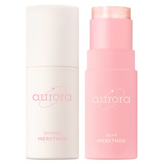 MERYTHOD 閃耀極光打亮膏, 01 Shimmer+02 Beam, 1組
