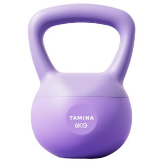 塔米納運動 柔軟高級壺鈴, 紫色, 6kg, 1個