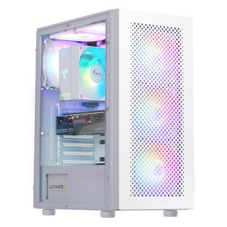 Jooyon 2024 Counter D4 Ryzen5 Ryzen 5000 系列 Radeon RX 7600, 白色, 16GB, WIN11 家用版, 512GB, D456X76W-W