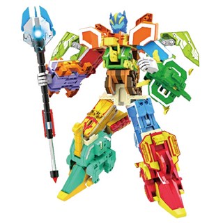 BC TOY 數字恐龍變形機器人 合體機器人 玩具, 混合顏色, 1個