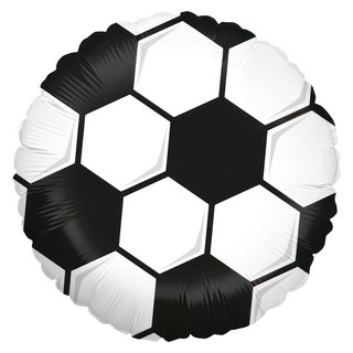 GRABO BALLOONS 鋁箔氣球, 足球, 2個