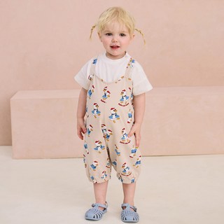 milkmile 幼兒海洋鴨吊帶褲
