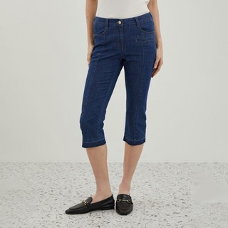 Olivia Lauren 女款七分丹寧褲 VVCMP4M5271