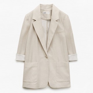 MIXXO 女款合身7分袖西裝外套