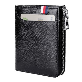 AFECTO RFID阻斷交通卡可標籤小牛皮鈔票零錢包