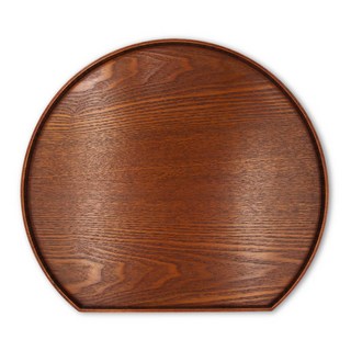 youhouse 原木半月托盤, 1個, 單一顏色