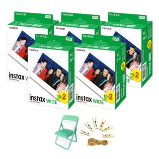 FUJIFILM 富士 instax 即時寬幅底片 100張 + 相片椅隨機出貨 + 相片線組, 單一商品, 1套