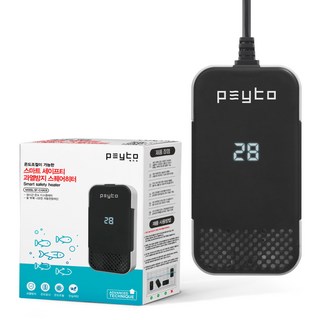 페이토 스마트 세이프티 과열방지 스퀘어 어항히터 100W PK-SF100C, 1개