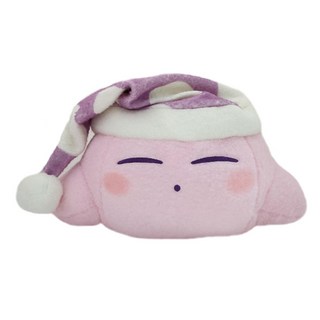 星之卡比 羊毛 BIG 睡眠 躺姿 角色玩偶, 24cm, 1個, 混合色