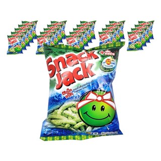 SNACK JACK 豌豆脆條餅乾 芥末口味, 24包, 62g
