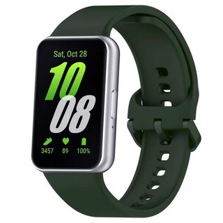 구스페리 갤럭시핏 실리콘 밴드 스트랩 20mm, 다크그린