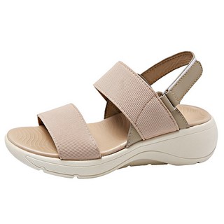 shoes& 女性用魔鬼氈舒適涼鞋 sn090, 235, 米色