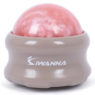 韓國 iWANNA 手部按摩球 指壓球, 1個, 珊瑚色+煙燻米色