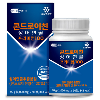 코오롱제약 콘드로이친 상어연골 프리미엄 100, 90g, 1개
