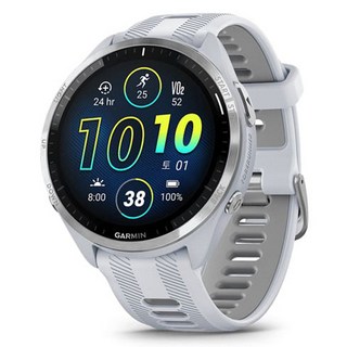 가민 포러너 965 스마트워치, 화이트, 46.5mm, GPS